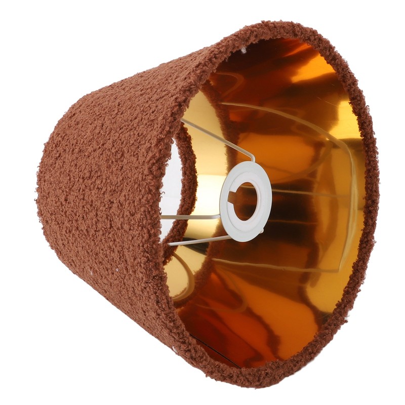 Table Lamp Shade Plush Cloth Tapered Simple Exquisite Lampshade for