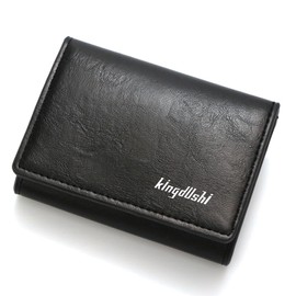 Senshuomy Men’s Wallet – Lightweight Small Multifunctional Credit Card Wallet for Storing Cash, Cards, and Receipts(Black)