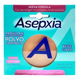 Maquillaje en Polvo Compacto Asepxia Bb Beige Claro 10g