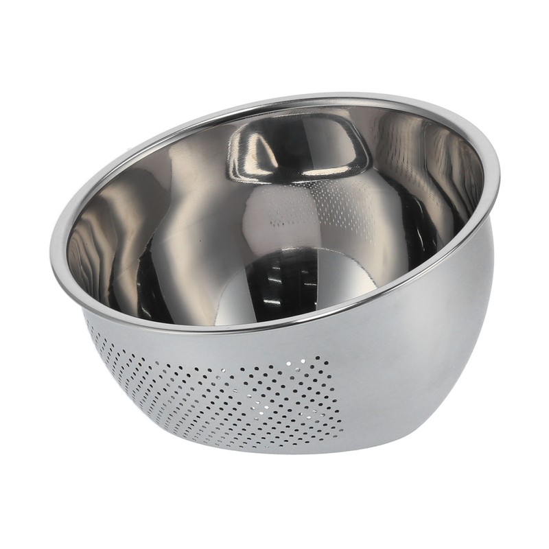 Drain Basket Stainless Steel Rice Sieve Thickened Vegetable Washing Drainer