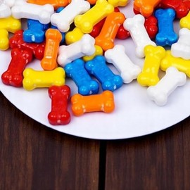 Bone Shaped Bonz Assorted Coated Candy – 1.5 lbs Colorful Crunchy Delights Bursting with Flavor – Perfect for Celebrations, Gifting, or Sweet Indulgence(24oz)