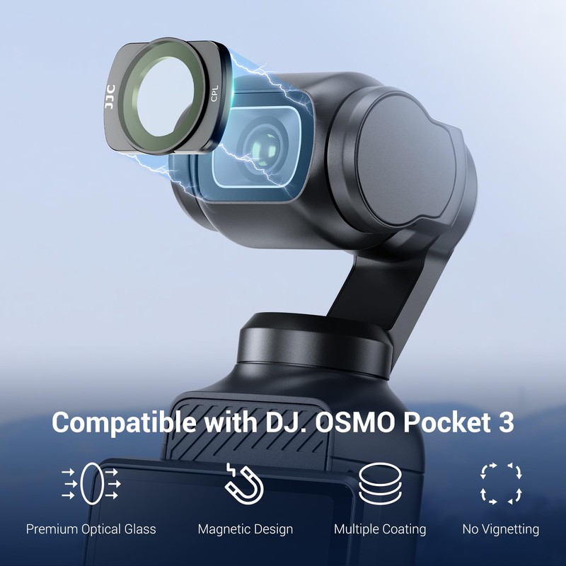 JJC Magnetic CPL Polarising Filter Compatible with DJI Osmo Pocket