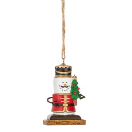 Ganz S'Mores Nutcracker Hanging Ornament, Multicolor, 3.25-inch Height, Resin, Polyresin
