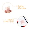 KONTONTY 4pcs Portable Loose Powder Holder with Puff Travel Makeup