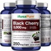 NusaPure Black Cherry Extract 3,000mg 250 Veggie Capsules Non-GMO