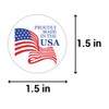 Proudly Made in The USA Stickers - Patriotic Production Sticker