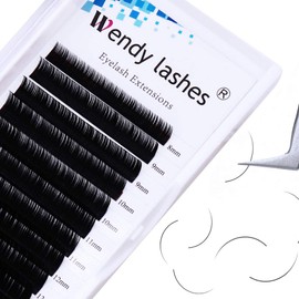 Eyelashes, 1 to 1 Individual Eyelash Extensions for Eyelash Extension, D Curl, 0.20 mm, 8-14 mm, Mixed Individual Eyelashes, 1:1, Classic Individual Eyelash Extensions (0.20-d-mix8-14)