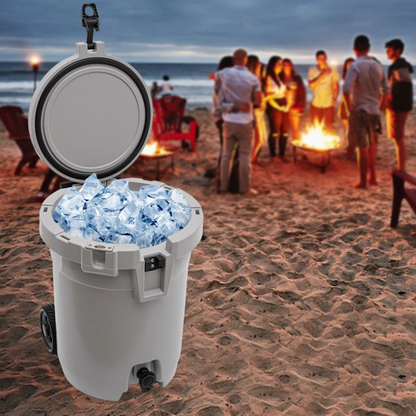 Unbranded 7.5 Gal Portable Water Cooler Jug Camping Beverage Dispenser