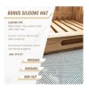 Kenomaza Bread Slicer W/Adjustable Cutter, Crumb Tray & charcuterie Board