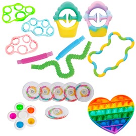 Fun Express Fidget Toy Assortment - Mega Bulk 72 Pc