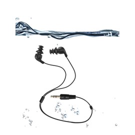 SEWOBYE Waterproof Headphones with Adjustable Earbuds Waterproof MP3 Player