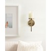 Kate and Laurel Blaise Transitional Metal Wall Sconce; 5 x