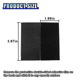 20PCS Car Mat Fixing Clips, Anti-Slip Car Carpet Fasteners Floor Pad Retainer, Universal Car Mats Sticker with Adhesive, Double-Sided Car Foot Grips (1.9x3.9inch)