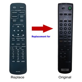 RM-DX220 Replace Remote Control Compatible with Sony Compact Disc CD Player CDP-CX235 CDP-CX220 CDP-CX230 CDP-CX225 CDP-CX240 CDPCX235 CDPCX220 CDPCX230 CDPCX225 CDPCX240