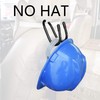YYST Flexible Over The Seat Hard Hat Rack Holder Back