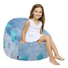 COMAX Bean Bag Chairs for Kids, Dinosaur Toddler BeanBag Sofa