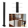 Sidasu 36" Level Post Drilled Cable Railing Post Stainless Steel,