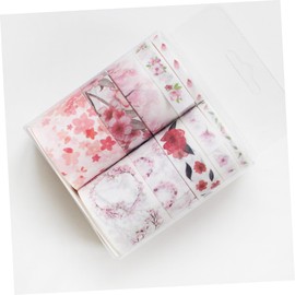 Hohopeti 10pcs Washi Masking Tape Cute Cartoon Decorative Paper Tapes for Scrapbooking Projects and Wrapping Design