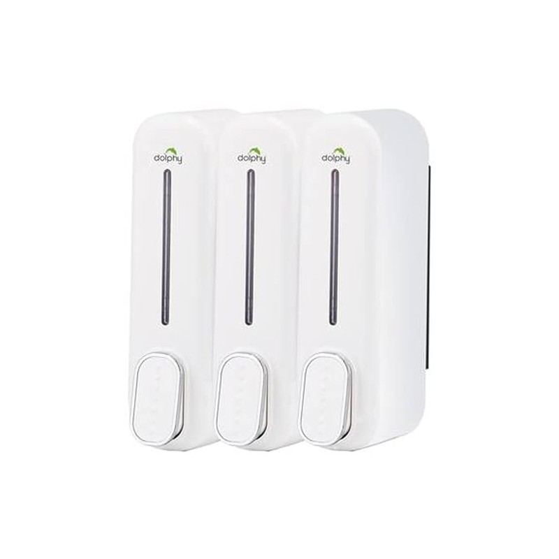 Dolphy Wall Mount Soap Dispenser 300ml (Pack of 3) |