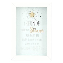 Depesche 11625-033 - Photo Frame with Compliment, Small Decorative Frame with Pretty Saying, Approx. 8.4 x 5.8 x 1.9 cm, Ideal as a Gift or a Little Present