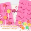 DSIOHFEI 3 Pack Silicone Lollipop Molds, 12-Capacity Hard Candy Molds,
