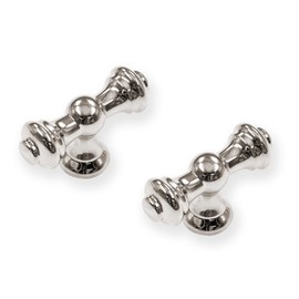 khtumeware 10 Pack Polished Nickel Cabinet Knobs Round Drawer Knobs Kitchen Cabinet Hardware Zinc Mushrooms Knobs for Dresser Drawers.