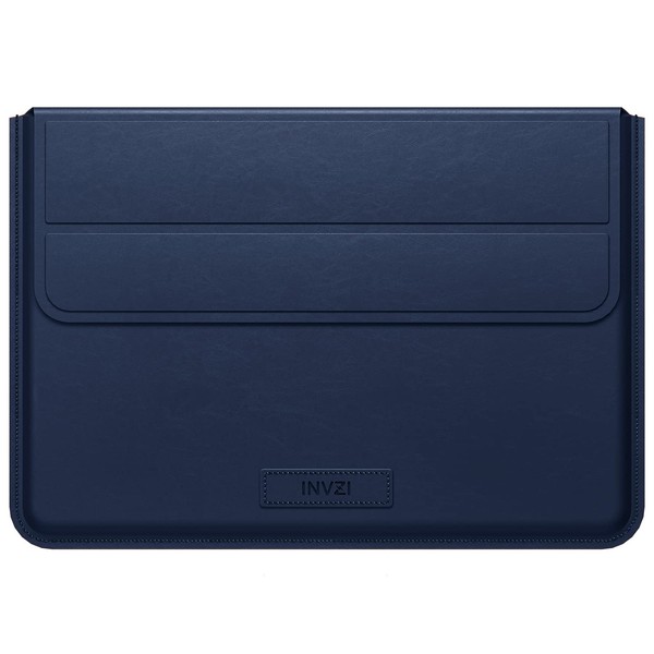 INVZI MacBook Sleeve, Vegan Leather Bag Compatible with 15”/16" MacBook