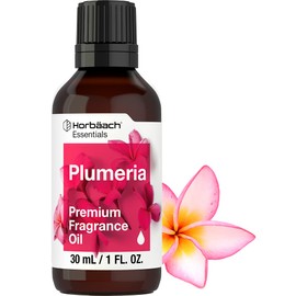 Horbäach Plumeria Fragrance Oil | 1 fl oz (30ml) | Premium Grade | for Diffusers, Candle and Soap Making, DIY Projects & More