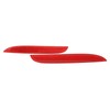 1 Pair Rear Bumper Reflector 63142990863 Left Right Red Tail