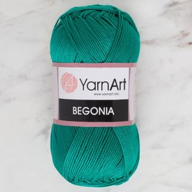 Yarnart Begonia, 100% Mercerized Cotton, 1.76 Oz (50g) / 185 Yrds (169m) Fine Sport: 2, amigurumi Yarn, Summer Yarn (6334)