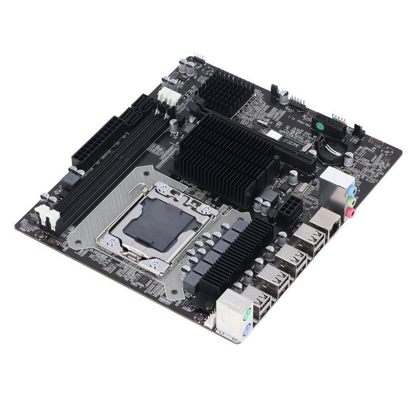 X58 Motherboard 2 DDR3 LGA 1366 Pins Gaming Motherboard Support