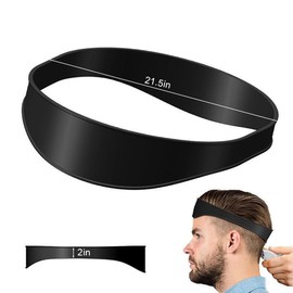 WeddHuis Adjustable Hair Cutting Instructions Professional Hair Cutting Tool for Self Haircuts Straight Neck Hairline Portable Easy to Use (Black)