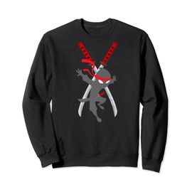 VidiAmazing CWC Chad Wild Ninja Swords for Clay Kids Gift ds655 Sweater Sweatshirt Black