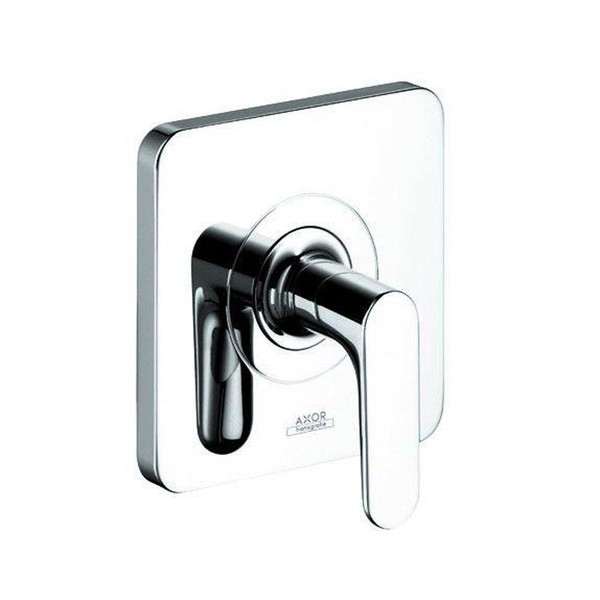 AXOR Citterio M Modern 1-Handle 4-inch Wide Volume Control Valve Trim Only in Chrome, 34964001