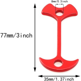 Tent Windproof Rope Fish Bone Nail Buckles, 20Pcs Alloy Fish Bone Tent Stakes Deck Anchor Pegs Rope Buckle,Camping Tent Stakes Nail Board Gap Deck Nail Camping Rope Anchor Buckles Fish Bone Nails