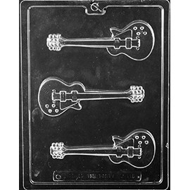 Grandmama's Goodies J110 Electric Guitar Chocolate Candy Mold with Exclusive Molding Instructions