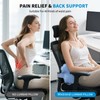 Mixtrend Travel Lumbar Pillow Inflatable Lumbar Support Pillow with Memory