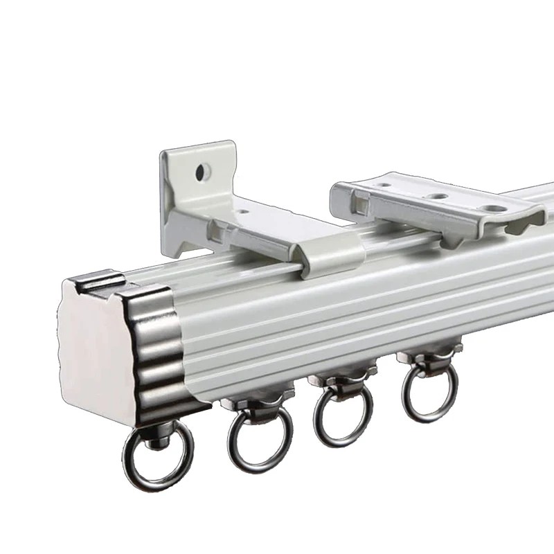 ZSHINE Curtain Tracks Ceiling or Wall Mounting Heavy-Duty Curtain Rails