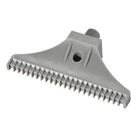 uxcell Flat Nozzle G1/4 Male Thread ABS Single Hole Air Blow Off Flat Jet Nozzle Gray