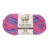 Yatsal Premium 3-Ply Pure Wool Yarn 50 g, Pink/Purple