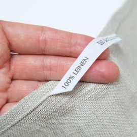 Varvara Home 2 Geschirrhandtücher Leinen| Geschirrtücher aus Leinen | Geschirrtuch Reines Leinen | Küchentücher Küchenhandtücher - 2-er Pack Beige Natur