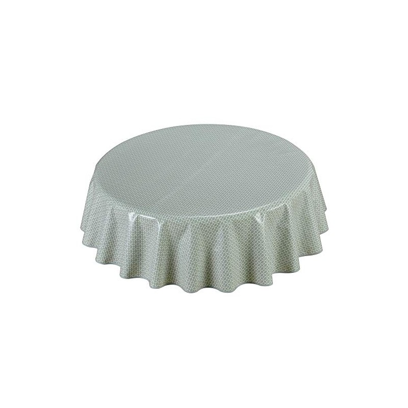 Home Direct Extra Wide Oilcloth PVC Wipe Clean Tablecloth (Round