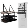 MiToBeLe 2Pcs Over The Door Drying Rack with 4 Hooks,3