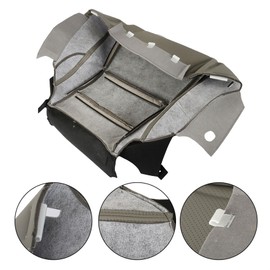 labwork Artificial Leather Driver Side Bottom Seat Cover Gray Replacement for Accord 2013-2017