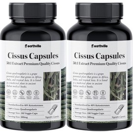 Earthville 2 Earthville Cissus Pills 50x Concentrated 180 Capsules Cissus Powder Cissus Caesar Extract / 2개 어스빌 시서스알약 50배농축 180캡슐 시서스가루 씨서스 시저스 추출물