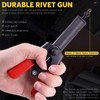 42Pcs Plastic Rivet Gun Set with 40Pcs 4Sizes Nylon Blind