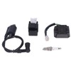 Ignition Coil 6Pin CDI Voltage Regulator Spark Plug Kit for