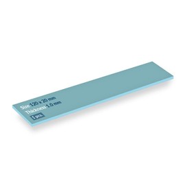 ARCTIC TP-2 (APT2560): Economic Thermal Pad, 120 x 20 x 1.0 mm (1 Piece) - Thermal pad, Excellent Heat Conduction, Low Hardness, Ideal Gap Filler, Easy Installation, Safe handling - Blue