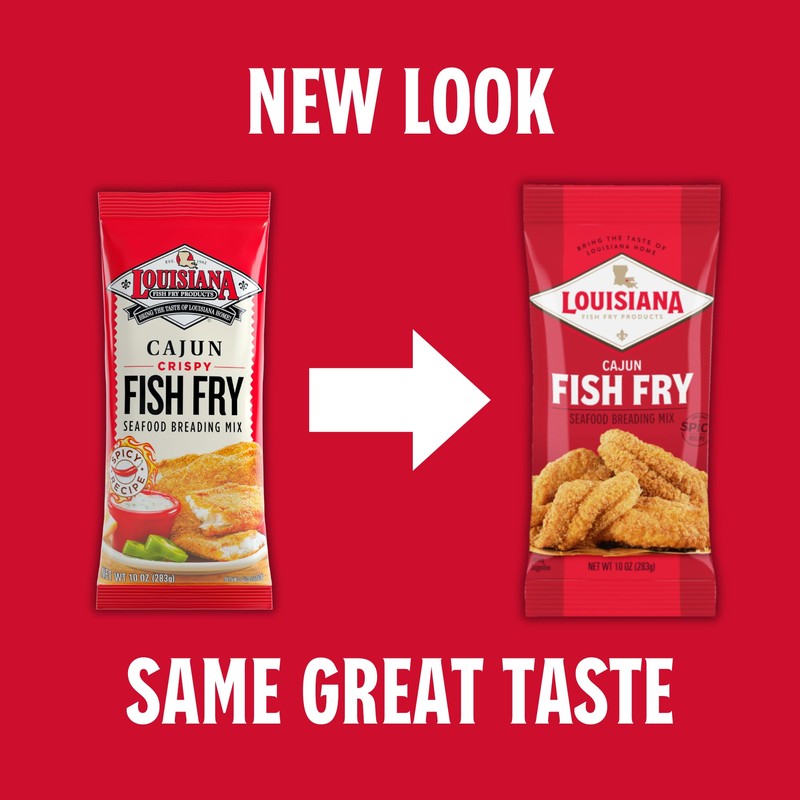 Louisiana Fish Fry Cajun Fish Fry 10 oz (Pack of