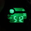 Men Dual Time Sports Watch Outdoor Waterproof PU Strap Digital